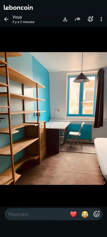 Appartement 1 pièce 15 m² · à Mons-en-Baroeul · 15 m² · 380 €/mois