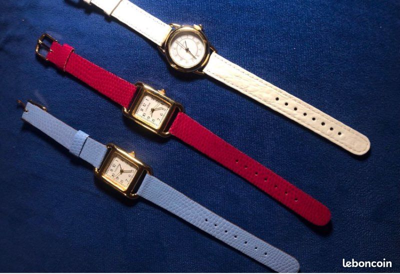 Montre Vintage LANCÔME Pour Femme - À Quartz - Cadran Blanc - Neuf Avec étiquettes