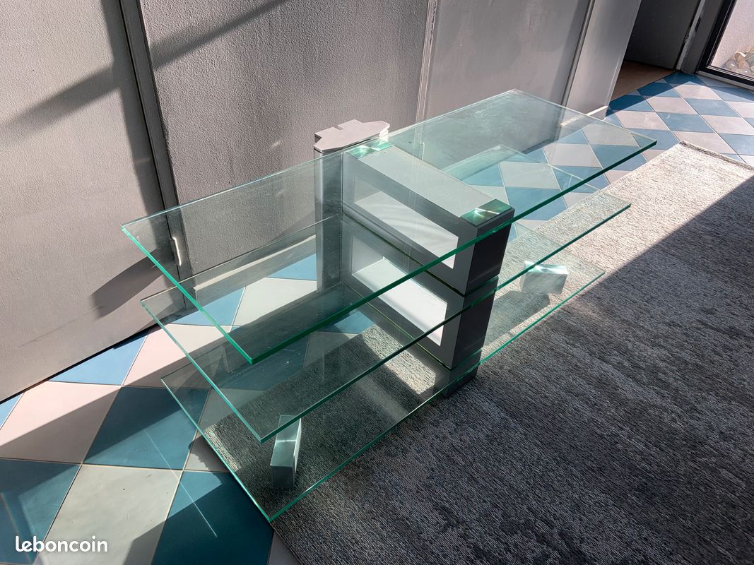 Meuble tv en verre (image 2)