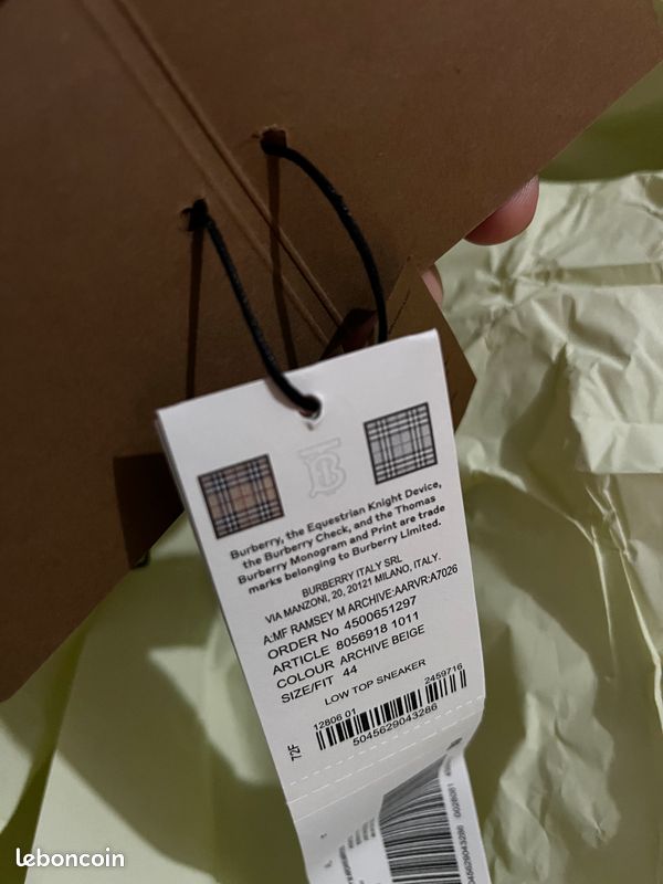 Chaussures Burberry (image 5)