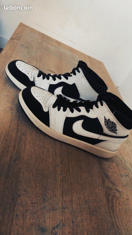 Air Jordan noir et blanc (image 4)