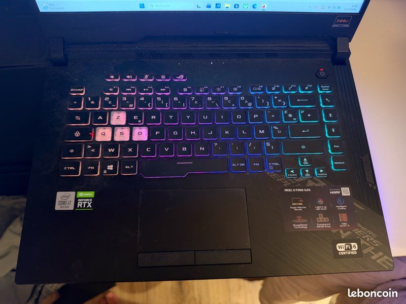 PC Gamer ASUS ROG Strix G15 – RTX 2070 8 Go – i7 – 16 Go RAM – 144 Hz (image 2)