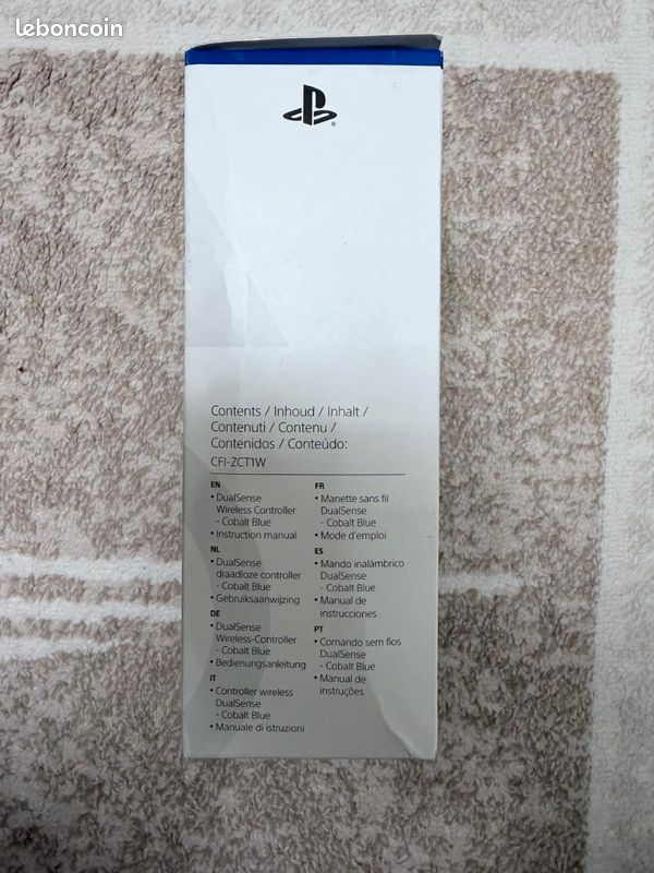 Manette Sony DualSense PlayStation 5 Bleu Neuf sous blister (image 3)
