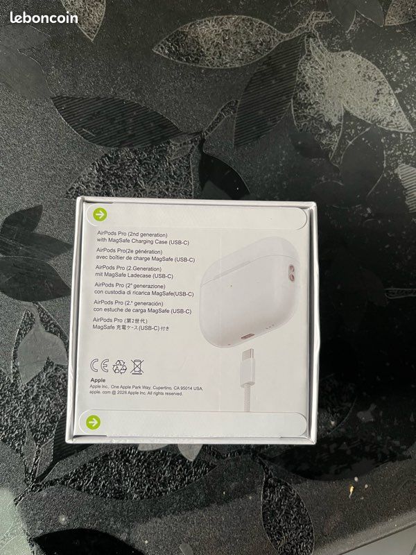 Apple AirPods Pro 2 (2ème Génération) – Neuf, USB-C, Garantie
