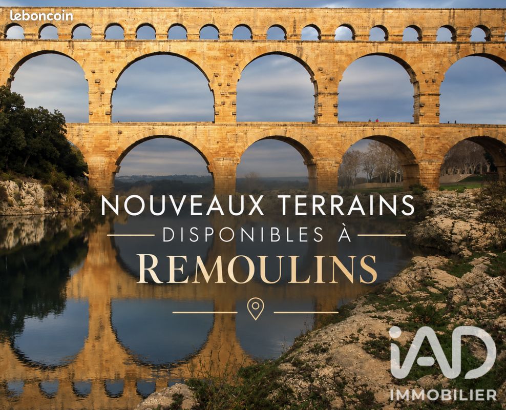 Terrain 381 m² · à Remoulins · 381 m² · 117 000 €