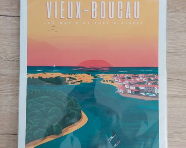 Affiche Cabu – Larzac, 1973, "le Noir Printemps Des Jours", 42x64 Cm, Rare, Bon état