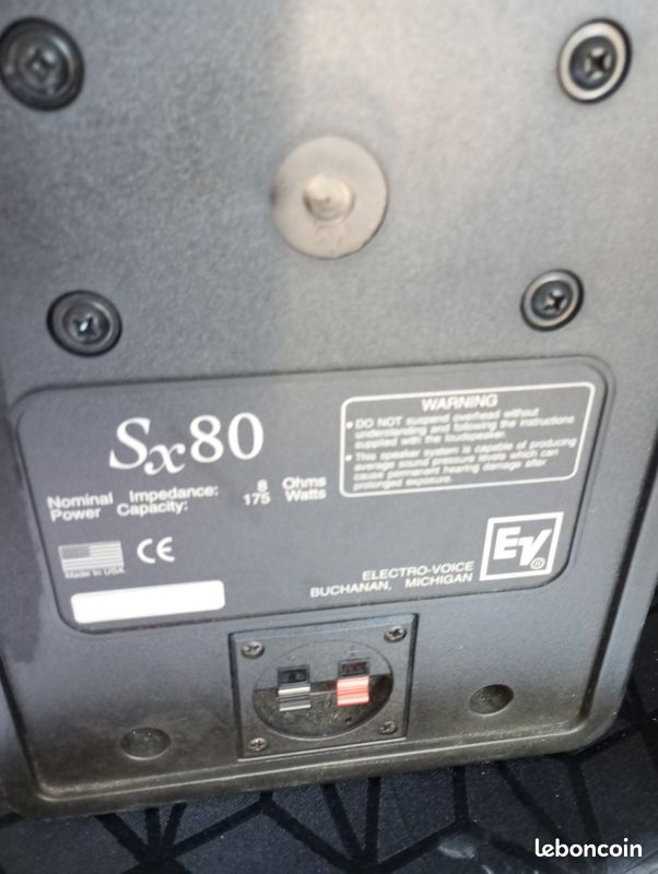 Enceinte sono EV electro voice SX80 (image 2)