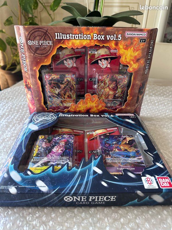 Coffret illustration box vol 5 et 6 One Piece Card Game (image 1)