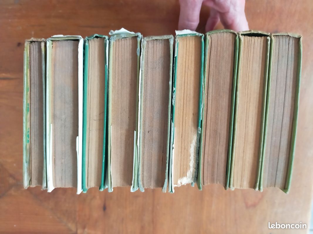 Lot de 9 livres anciens bibliothèque verte (image 4)