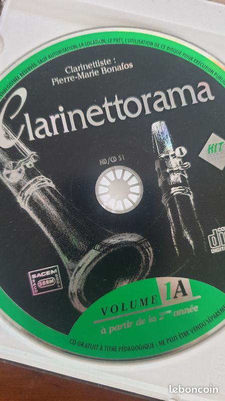 Répertoire pour clarinette Clarinettorama (image 1)
