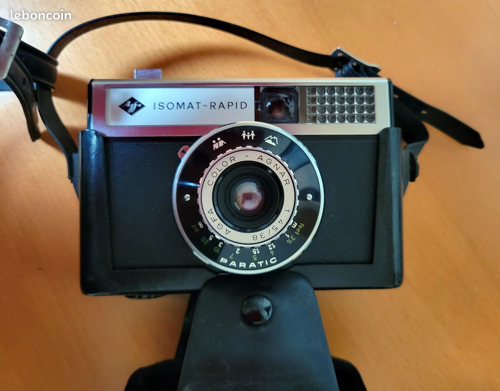 APPAREIL PHOTO-AGFA ISO-PAK ARGENTIQUE 1970--INSTAMATIC PLASTIQUE FILM cartouche