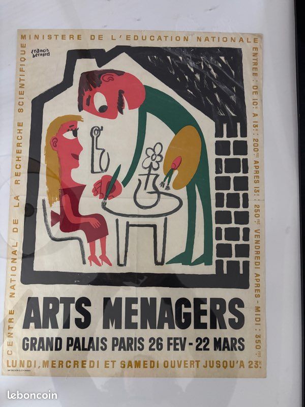 Affiche publicitaire Salon des arts ménagers (image 1)