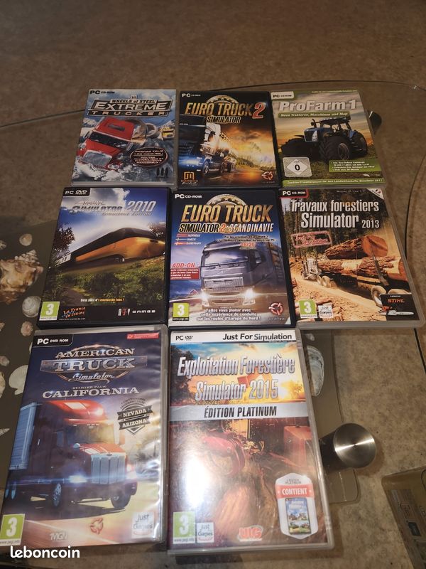 Lot de 8 jeux de Pc (image 1)