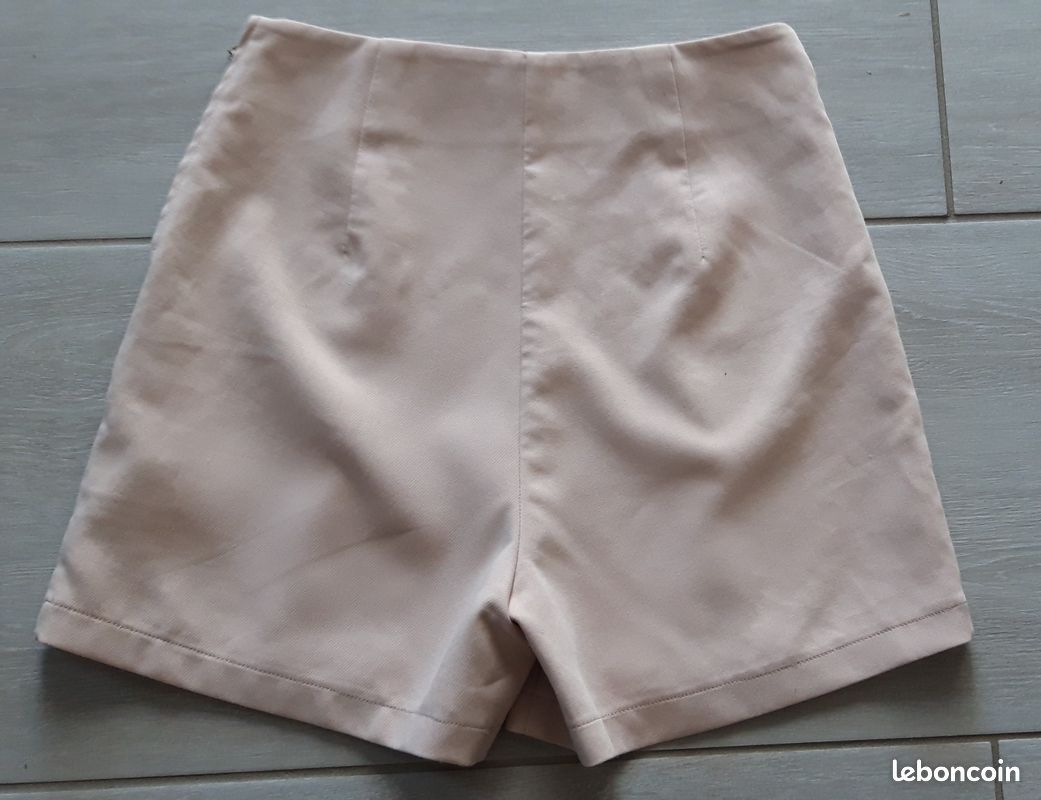 Jupe-Short beige Cache Cache fille taille 14 ans (image 2)