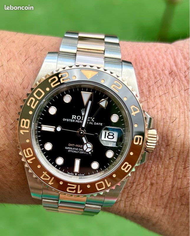 Rolex GMT Master 2 réf 126711CHNR « root béer » état comme neuf 1ere main de juin 2021 full set 18900 (image 1)
