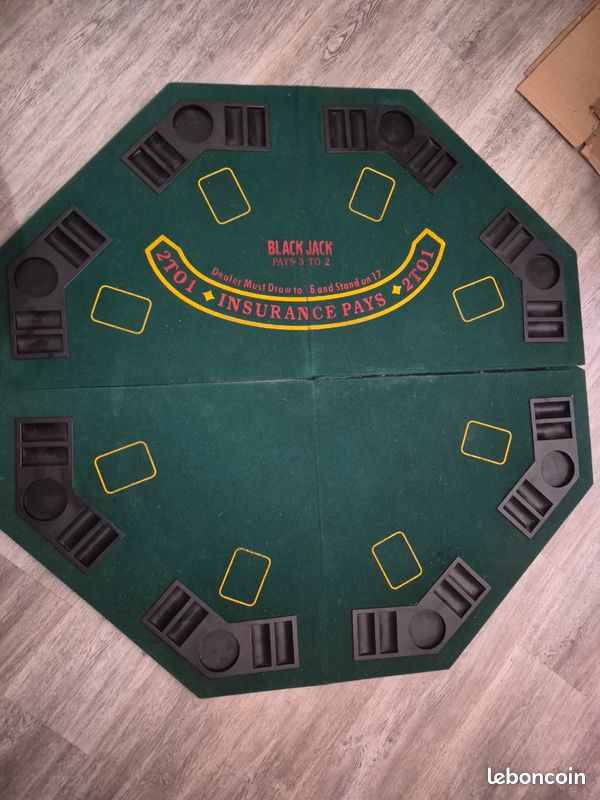 Table de poker/blackjack (image 1)