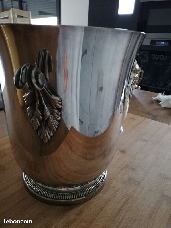 Seau à Champagne Ercuis metal argenté (image 1)