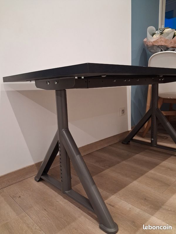 Bureau reglable Ikea Idasen neuf noir et gris (image 3)