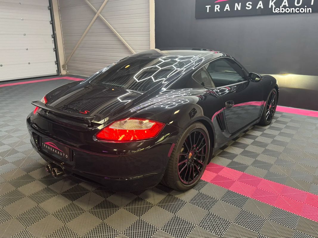 Porsche 987 CAYMAN S 3.4L 295 CH - *SUIVI PORSCHE *Suspensions piloté *Radar de stationnement *Pack Cuir noir (image 8)