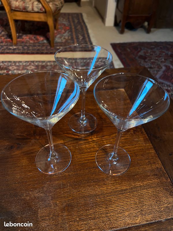 Lot de 9 verres à martini (image 1)