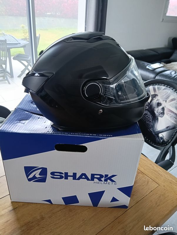 Casque moto spartan gt noir mat (image 1)