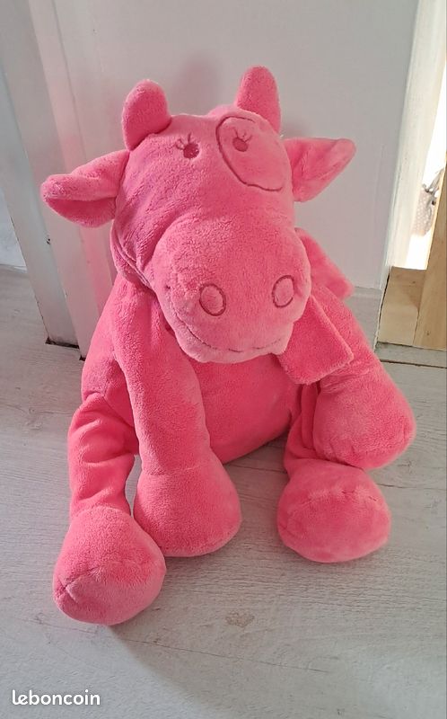 Peluche Noukie's Lola la Vache rose Jeux Jouets