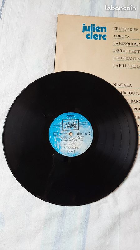 Vinyle 33 tours Julien CLERC (image 4)