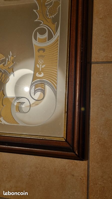 Miroir publicitaire Glenfiddich vintage (image 4)