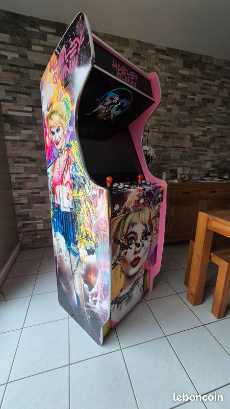 Stickers Décoration Borne D'arcade Harley Quinn - Neufs, Fabrication Française, Pour Customisation