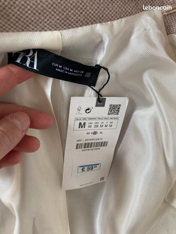 Veste Zara T38 neuve (image 7)