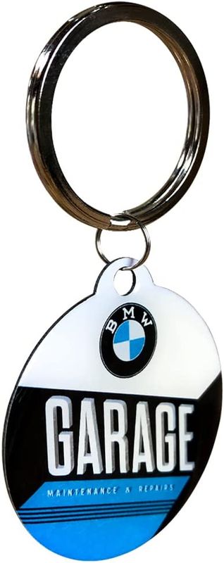 Porte Clé Rond Vintage BMW Garage - Équipement auto