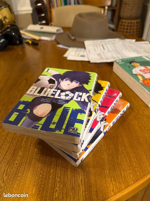 Blue Lock – Tomes 1 à 4 (comme neufs) – Pika Édition (image 1)