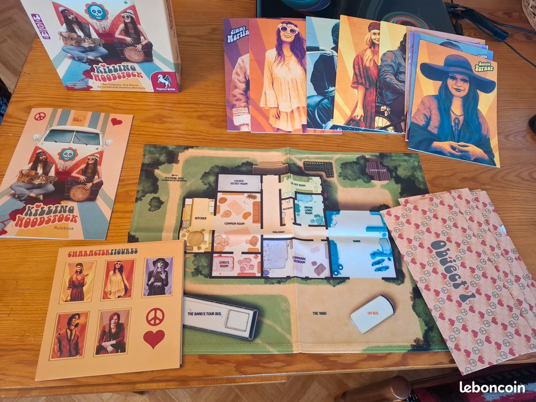 Boîte de jeu enquête - murder party - Killing Woodstock (image 2)