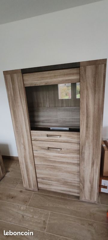 Meuble vitrine salon Stone (image 1)