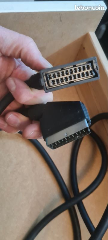 Jadpes Adaptateur De Câble Électrique 16 AWG - Grand Connecteur Mâle/Femelle Vers Mini Connecteur Femelle/Mâle (Longueur 13 Cm) Pour Rallonge