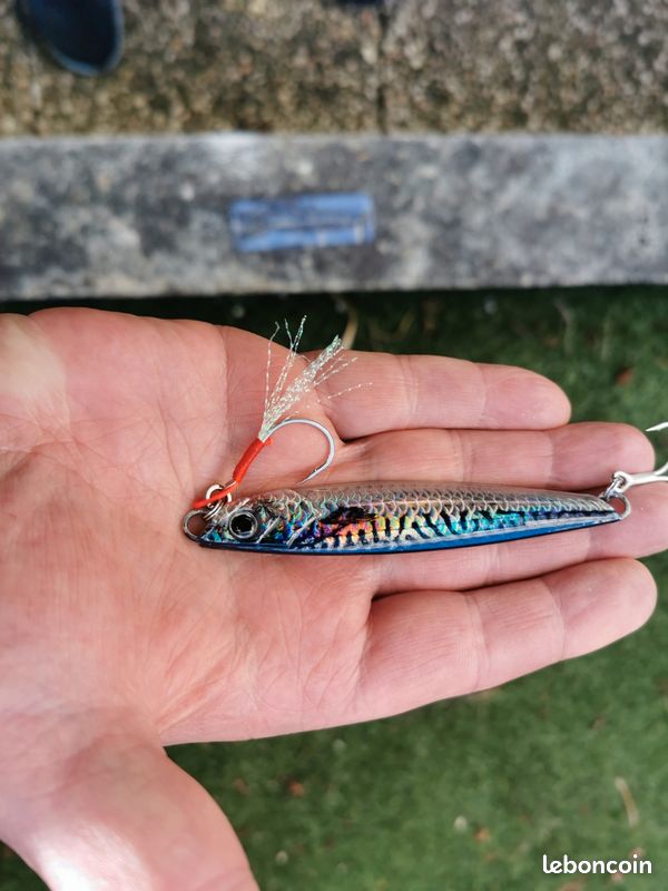 Leurre souple monté Nitro shad 150 sardine de chez Illex monté sur VDslimGP 95 g