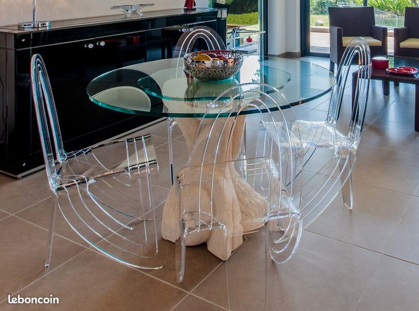 Table et chaises style contemporain (image 3)