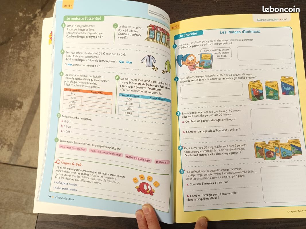 Lot de livres de mathématiques ce2 - nouveau cap maths (neuf) (image 3)
