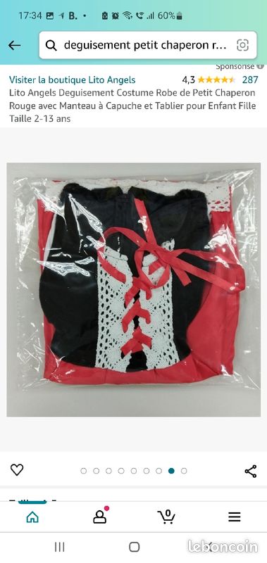 Deguisement petit chaperon rouge T2-3 ans (image 2)
