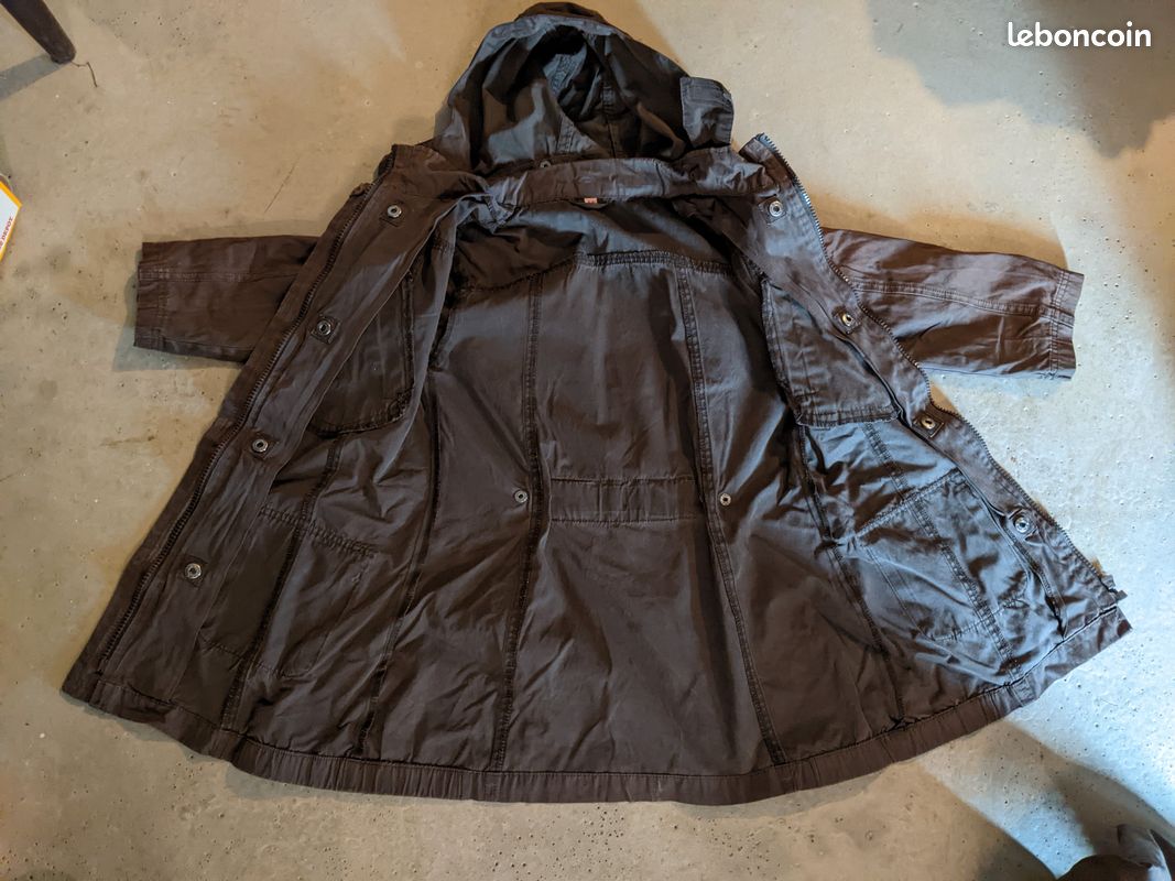 Manteau 3 en 1 marron glacé fille 6 ans CFK (image 5)