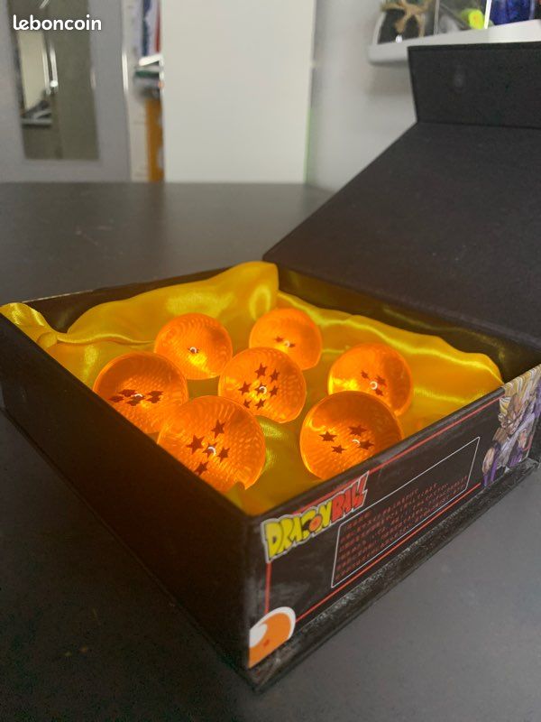 Accessoire Fan DBZ Lot De 7 Boules De Cristal Dragon Ball – Collection Complète Pour Fans – PVC Neuf
