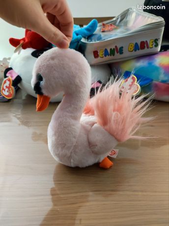 Odette the Pink Swan Beanie (Jual TY Beanie Babies Ode Pink Swan