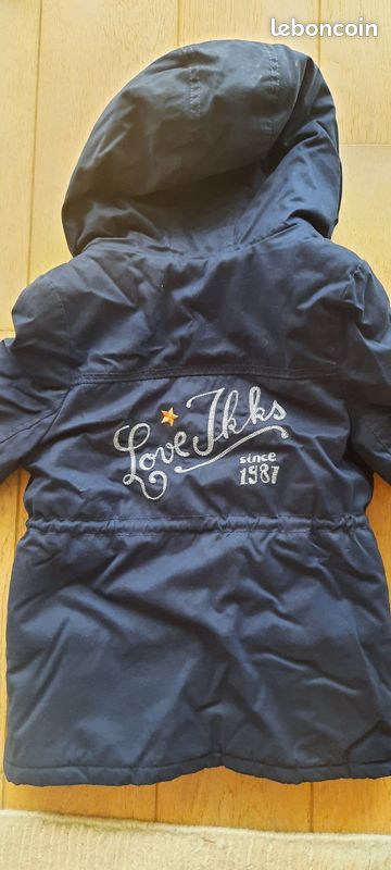Blouson hiver - parka - ikks fille 3 ans (image 3)