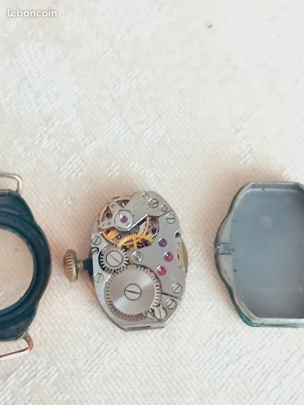 Montre Vintage Mécanique KELTON Carrée - Acier Inoxydable - Occasion