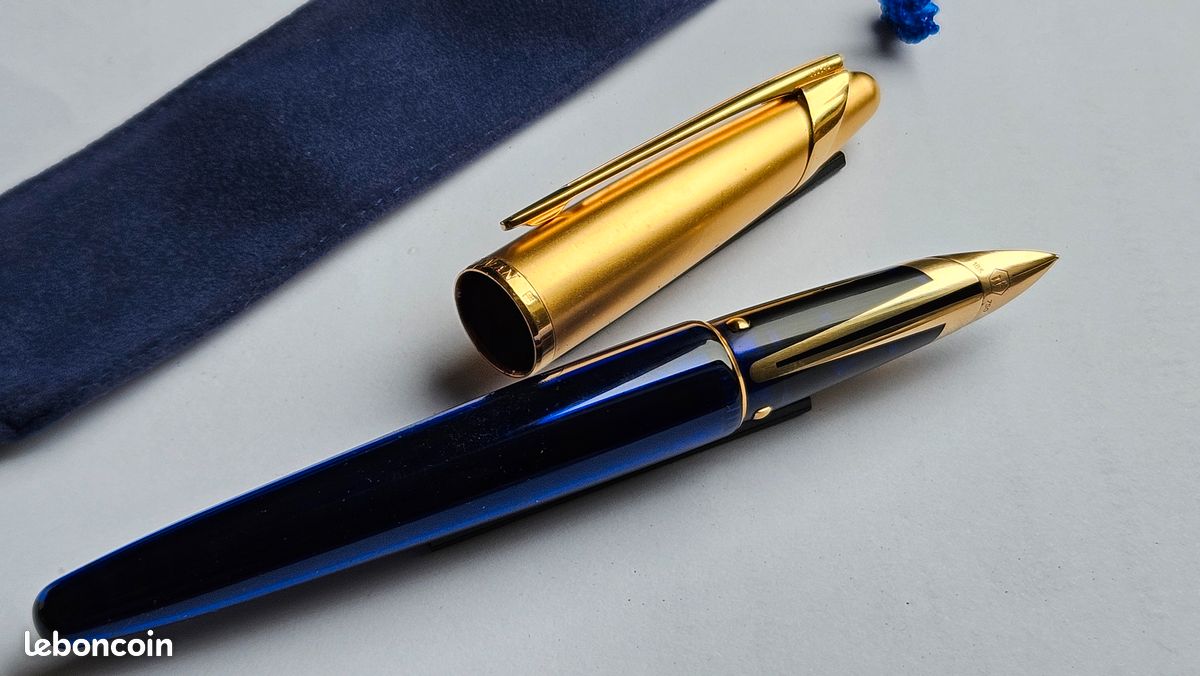 Stylo Plume Waterman Phileas Kultur Résine Orangée - Plume Or 18 Carats Prestige