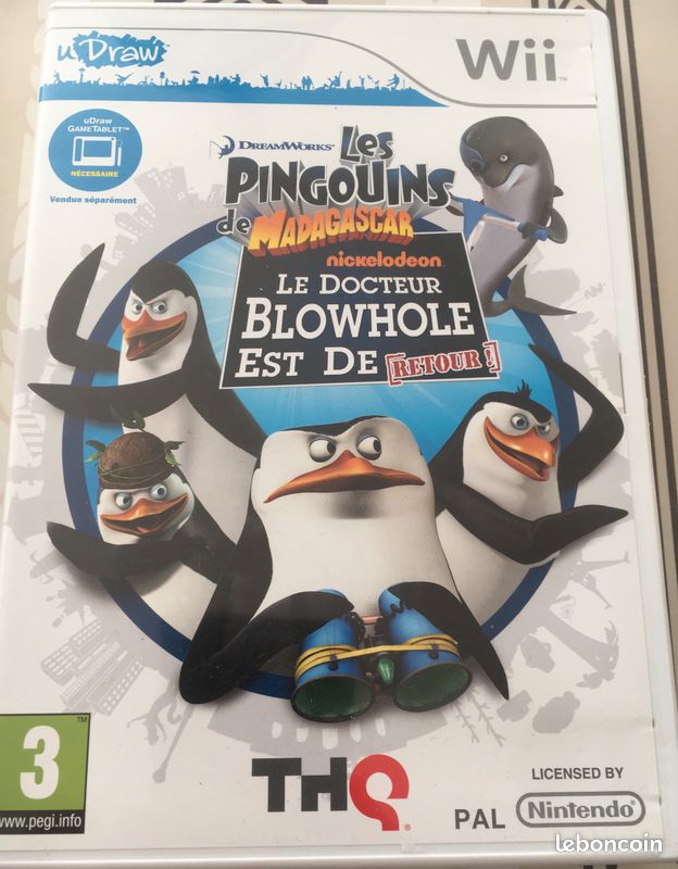 Jeu wiii « Les pinguouins de Madagascar » (image 1)