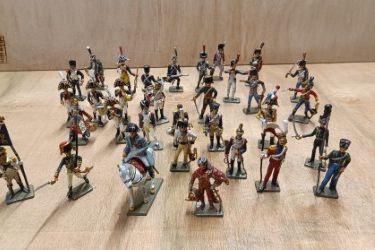 JOUET FIGURINE ANCIEN STARLUX militaire soldat 3 marins au gilet de
