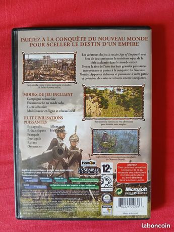 Lot jeux PC – Age of Mythology Gold + Age of Empires III - Jeux vidéo