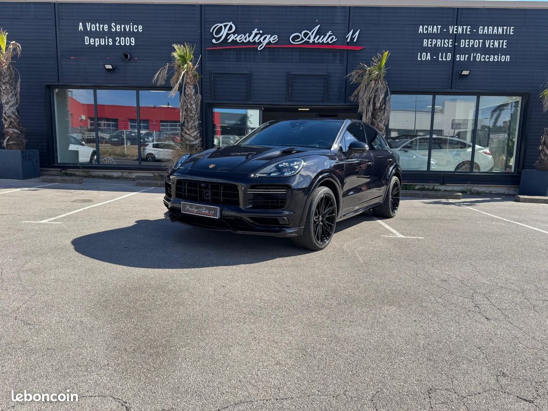 Porsche CAYENNE COUPE 4.0 V8 HYBRID Turbo S KIT techart 60 000 euros JA VOSSEN Echappement Tech ART Offre de LOA 2 124 /mois TTC (image 2)
