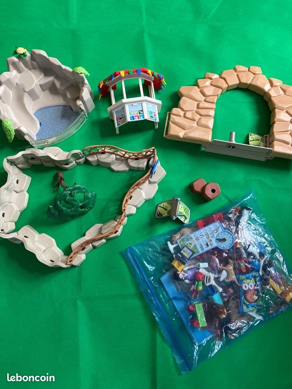 Playmobil 6634 Base Basse Rocher Pour Zoo - Neuf (occasion Comme Neuf)